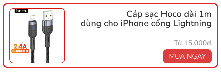 Loạt phụ kiện hút khách của Hoco: Món rẻ nhất chỉ 15.000đ, cường lực chống nhìn trộm bán hơn 25.000 chiếc- Ảnh 1.