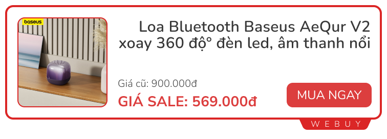 10 Deal từ nhà Baseus không thể bỏ qua: Tai nghe, sạc, đèn, chuột... sale tới 60%- Ảnh 3.