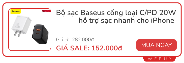 10 Deal từ nhà Baseus không thể bỏ qua: Tai nghe, sạc, đèn, chuột... sale tới 60%- Ảnh 5.