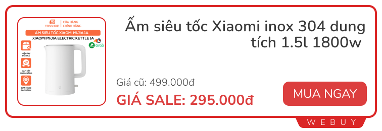 Đồ gia dụng Xiaomi giảm giá khét, 95.000 đồng đã mua được món hời- Ảnh 5.