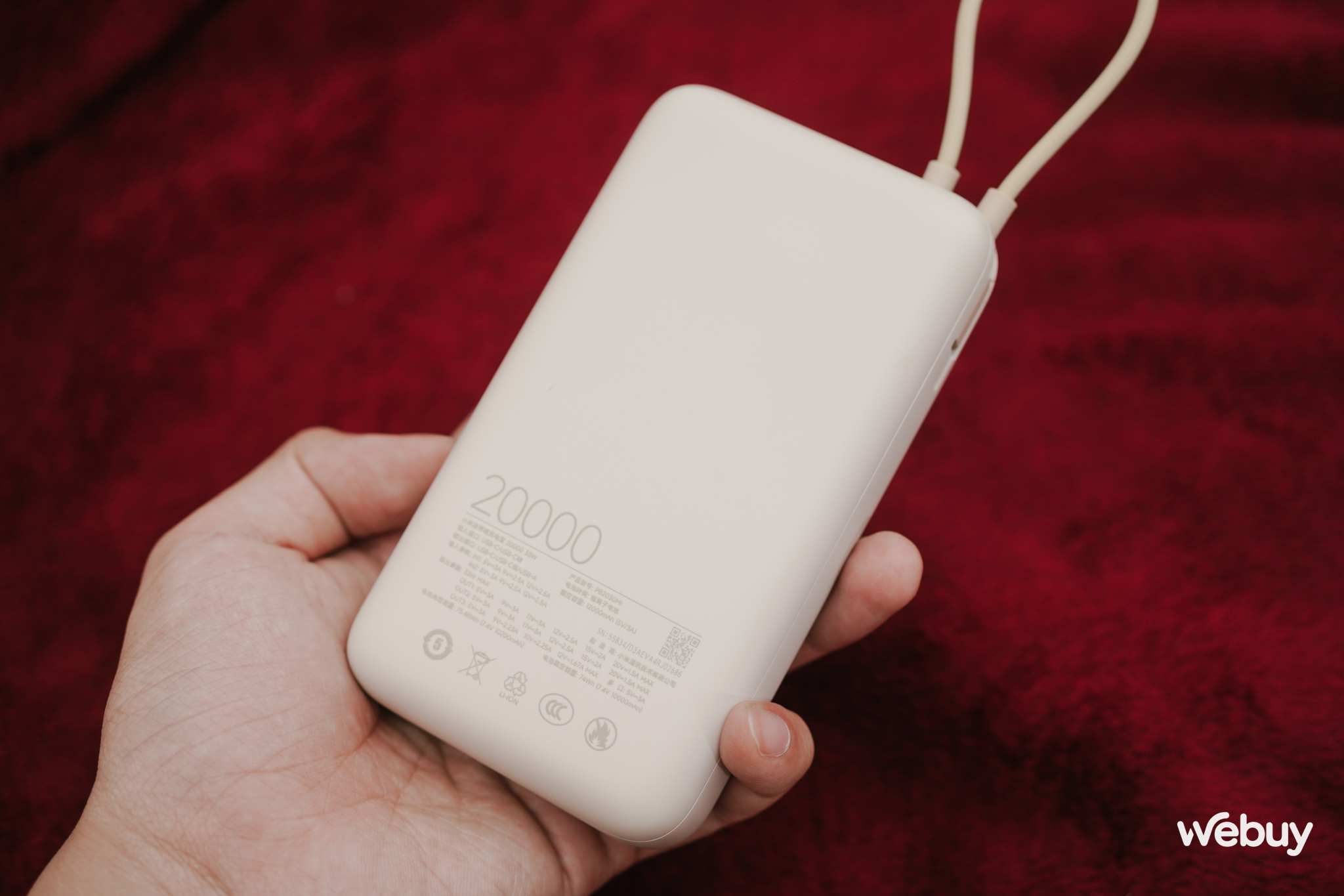 Sạc dự phòng Xiaomi đời mới cực xịn: Dung lượng 20.000mAh, công suất 33W, có tích hợp cả dây USB-C, giá chỉ chưa tới 600.000 đồng- Ảnh 5.