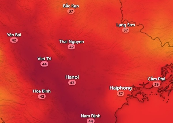 Thời tiết phía Bắc nóng lên nhanh chóng. Ngày nào ở Hà Nội có nhiệt độ cao nhất?  - Hình 2.
