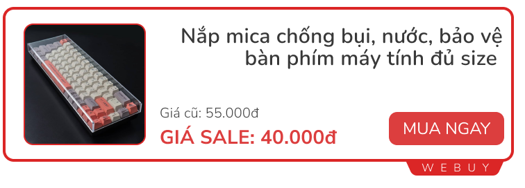 Phụ kiện cho bàn phím sale tưng bừng, chỉ 10.000 đồng cũng mua được đồ- Ảnh 1.