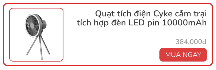 Từ 189.000đ mua được quạt tích điện kiêm pin dự phòng dùng siêu tiện, hè này du lịch ai cũng cần- Ảnh 4.