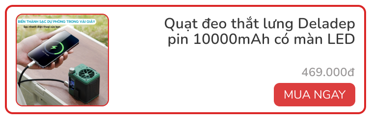 Từ 189.000đ mua được quạt tích điện kiêm pin dự phòng dùng siêu tiện, hè này du lịch ai cũng cần- Ảnh 6.