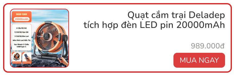 Từ 189.000đ mua được quạt tích điện kiêm pin dự phòng dùng siêu tiện, hè này du lịch ai cũng cần- Ảnh 7.