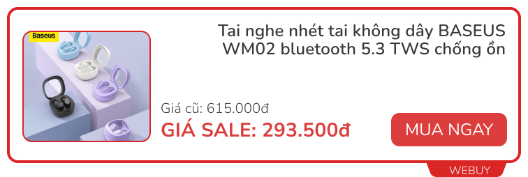 Hàng quốc tế đã rẻ nay còn rẻ hơn: Tai nghe Baseus, phụ kiện Hoco, Ugreen giảm đến 59%- Ảnh 7.