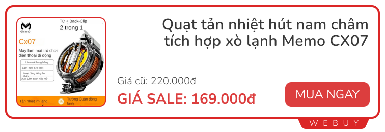 Sale giữa tháng 7: Loa Redmi giảm 41%, sạc không dây đôi Samsung 499.000đ, tản nhiệt chơi game chỉ 169.000đ- Ảnh 9.