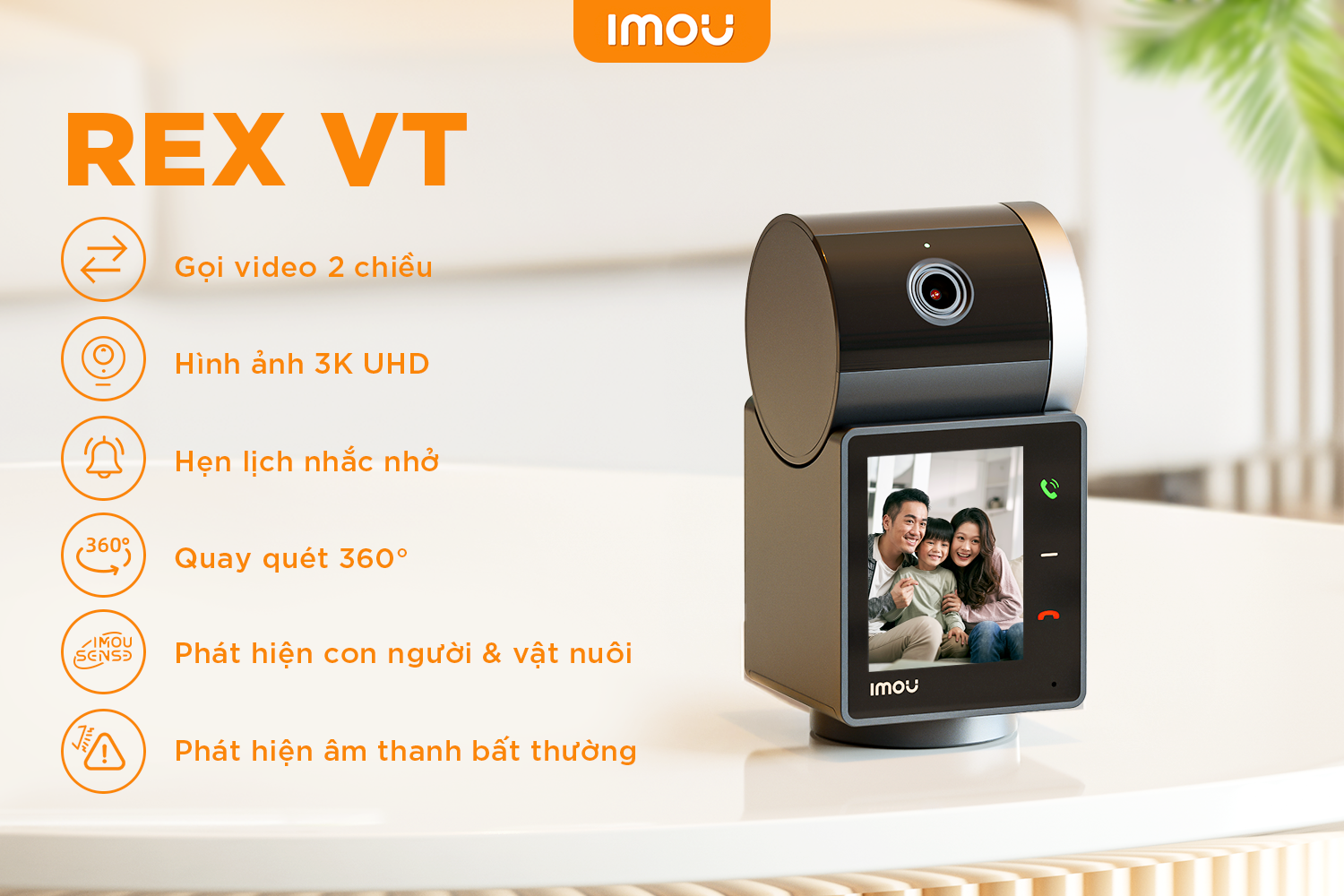 Camera IMOU Rex VT: Gọi video 2 chiều, kết nối gia đình mọi lúc mọi nơi- Ảnh 2.