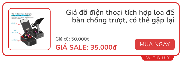 Cầm 100.000 đồng tự tin sắm được vài món đồ: Máy hút bụi, đèn cảm ứng, đế sạc, tai nghe... - Ảnh 4.