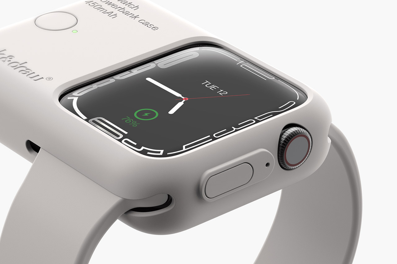 Sạc dự phòng đeo tay tăng gấp 3 lần pin cho Apple Watch: Trông như đồng hồ siêu nhân, giá trên Taobao khoảng 350.000đ- Ảnh 7.