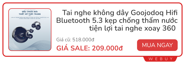 5 mẫu tai nghe trong suốt độc lạ, giá sale chỉ từ 103.000 đồng- Ảnh 6.