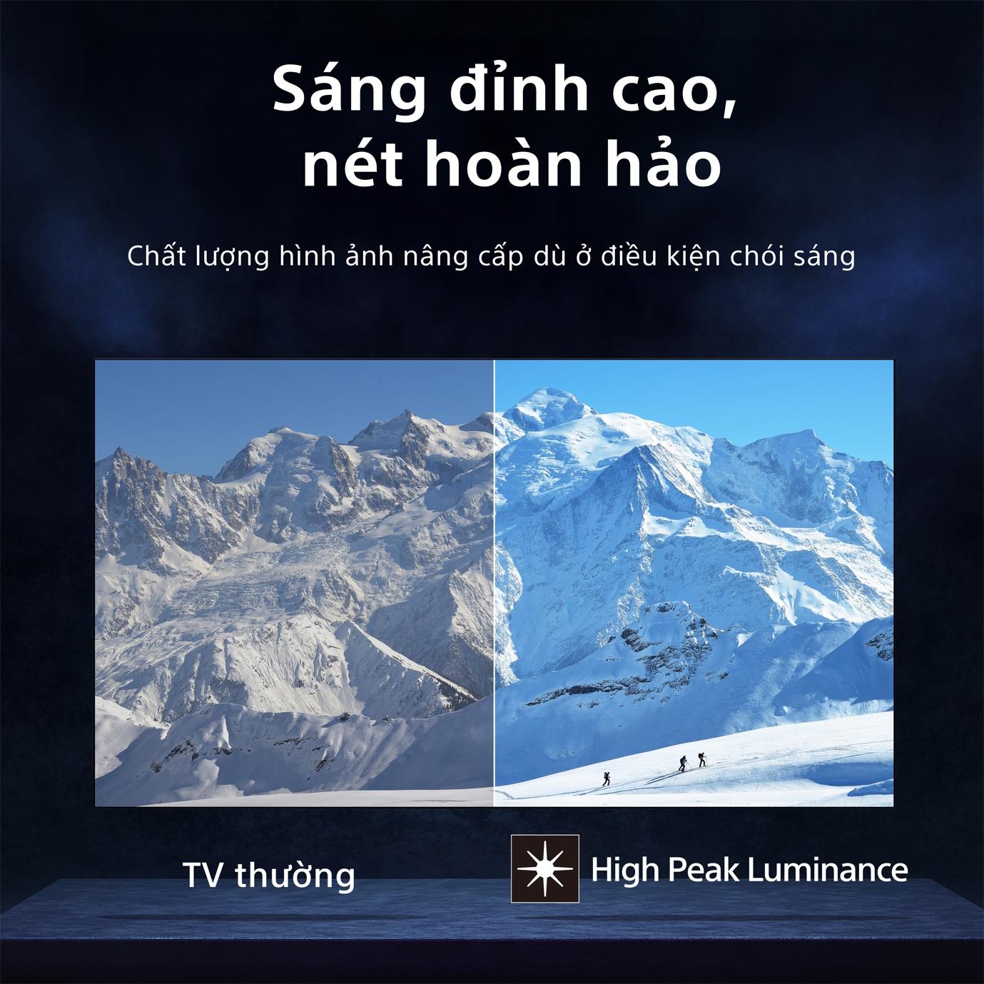 Sony ra mắt TV MiniLED và OLED mới, hình ảnh và âm thanh đều 