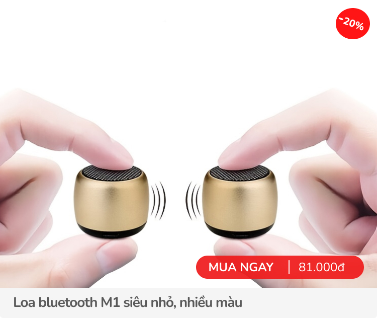 6 mẫu loa mini nhỏ gọn trong lòng bàn tay: Khó tìm điểm chê vì giá chỉ từ 80.000 đồng- Ảnh 1.