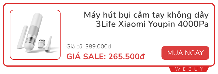 Tưng bừng deal Lock & Lock, Xiaomi, Philips: Quạt, máy hút bụi, máy cạo râu... chỉ từ 9.999 đồng- Ảnh 6.