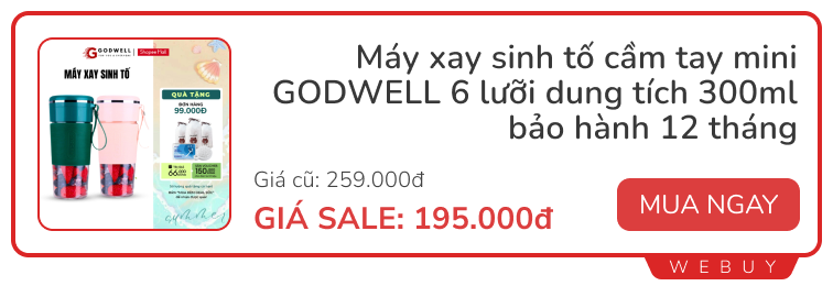 Tưng bừng deal Lock & Lock, Xiaomi, Philips: Quạt, máy hút bụi, máy cạo râu... chỉ từ 9.999 đồng- Ảnh 7.