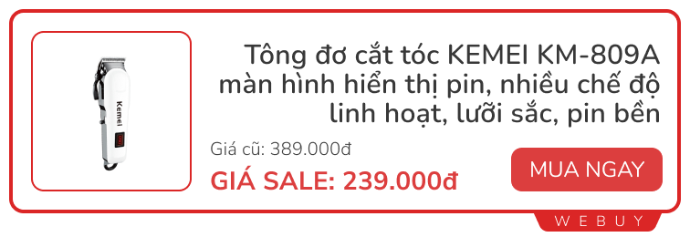 Tưng bừng deal Lock & Lock, Xiaomi, Philips: Quạt, máy hút bụi, máy cạo râu... chỉ từ 9.999 đồng- Ảnh 12.