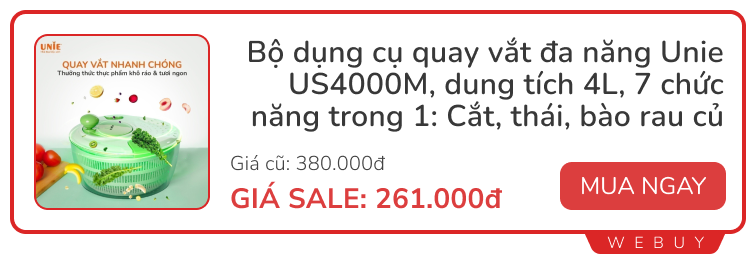 8 món đồ cực cần thiết cho nhà bếp: Máy khử khuẩn, đồ làm sạch... mua về dùng ai cũng trầm trồ- Ảnh 6.