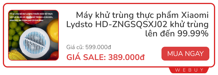 8 món đồ cực cần thiết cho nhà bếp: Máy khử khuẩn, đồ làm sạch... mua về dùng ai cũng trầm trồ- Ảnh 1.