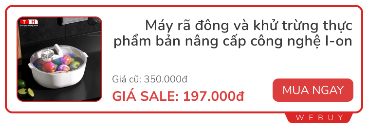 8 món đồ cực cần thiết cho nhà bếp: Máy khử khuẩn, đồ làm sạch... mua về dùng ai cũng trầm trồ- Ảnh 2.