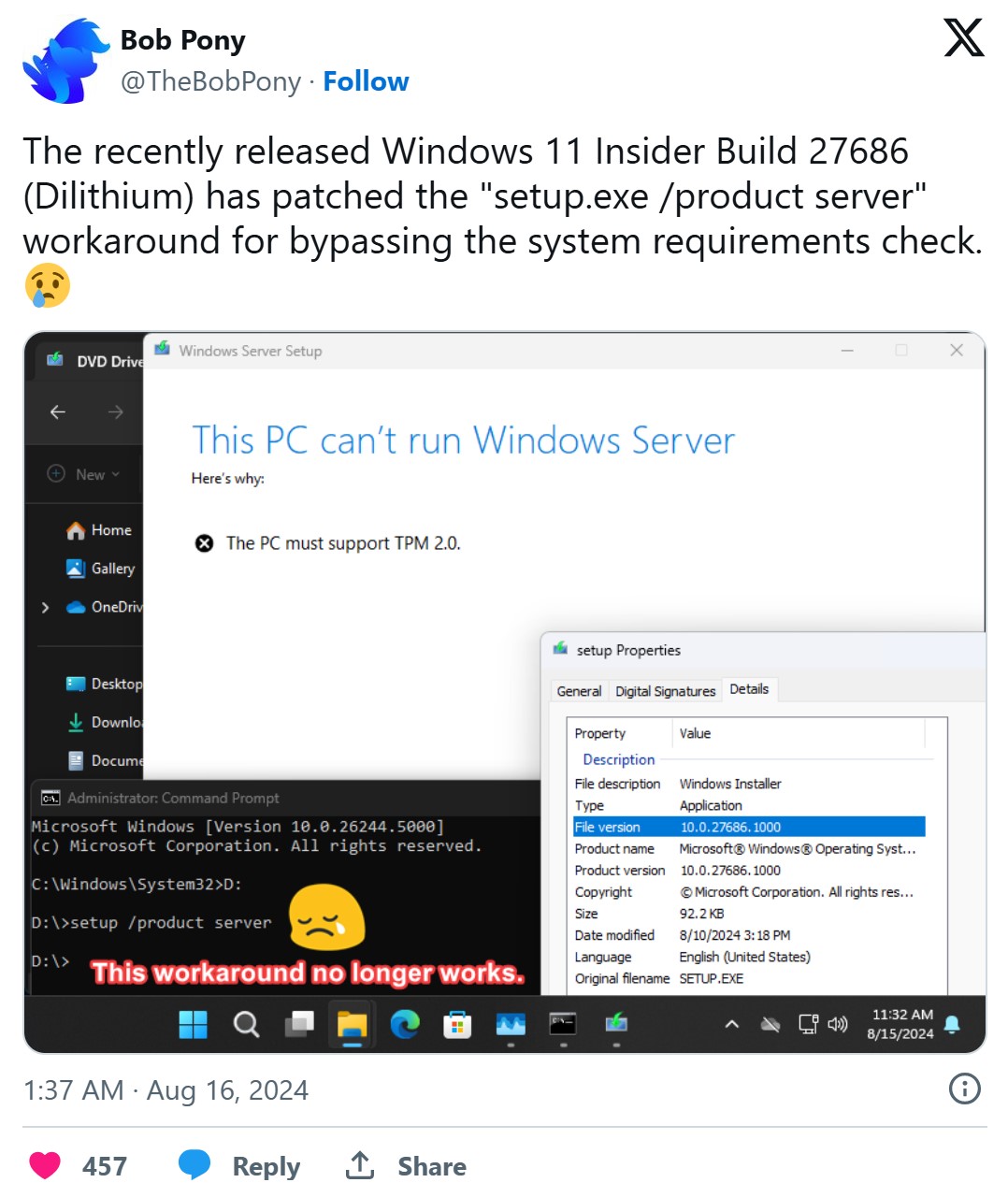 Microsoft bắt đầu chặn người dùng "vượt rào" cài đặt Windows 11 trên máy không đáp ứng yêu cầu hệ thống- Ảnh 1.