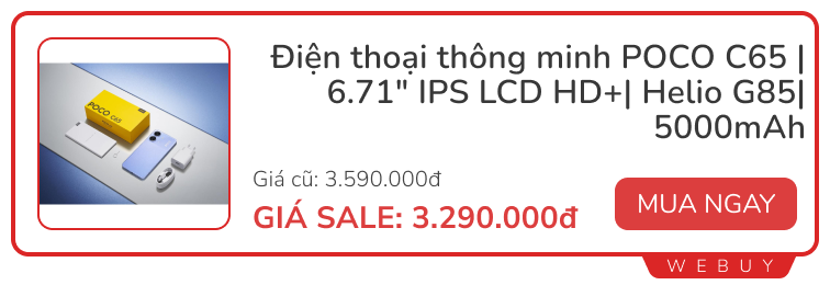 Săn deal cuối tháng: Tai nghe Samsung, máy hút bụi PerySmith, điện thoại Hoco... sale lớn- Ảnh 4.