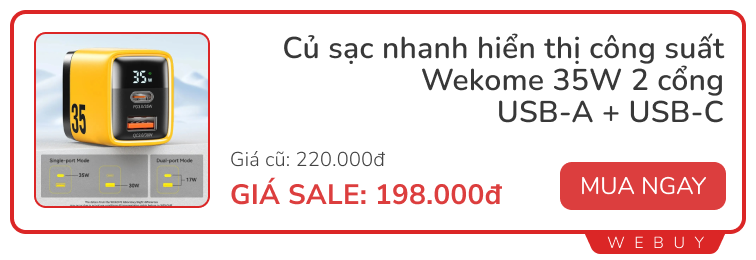 Nghỉ lễ săn sale: Mi Band 9 vừa ra đã giảm giá, củ sạc nhanh 35W hiển thị công suất 198k và nhiều món hay lạ khác- Ảnh 3.