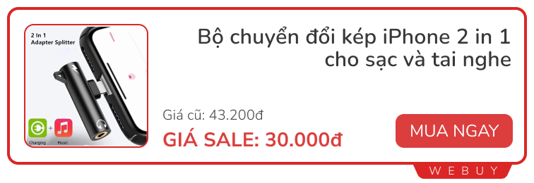 9 Deal đồ công nghệ đặc biệt dịp lễ: Tai nghe, Đế sạc không dây, Đồng hồ thông minh... chỉ từ 30.000 đồng- Ảnh 1.