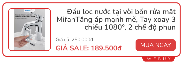 Loạt phụ kiện đang sale cho nhà tắm thông minh: Vừa sạch đẹp lại cực hợp với hội người lười- Ảnh 6.