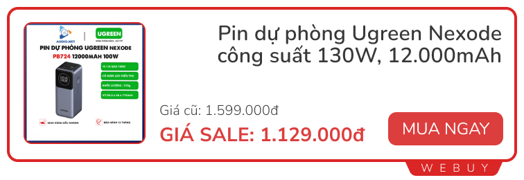 Quốc Khánh săn sale: Smarttag, ổ cắm điện thông minh thương hiệu Việt giảm đến 44%, chuột yên tĩnh Ugreen 348k...- Ảnh 7.