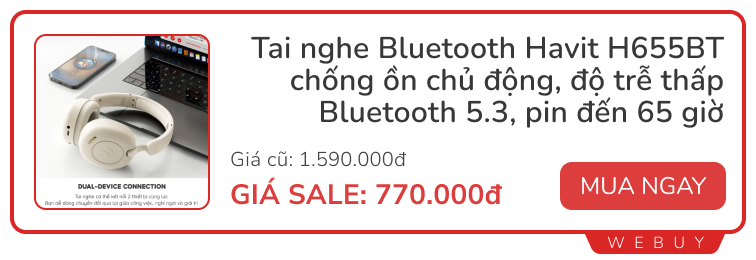 Sale giữa tháng: Tai nghe có màn hình cảm ứng Hoco 319.000đ, Smarttag chuẩn Apple 169.000đ, loa Capybara 241.000đ...- Ảnh 6.