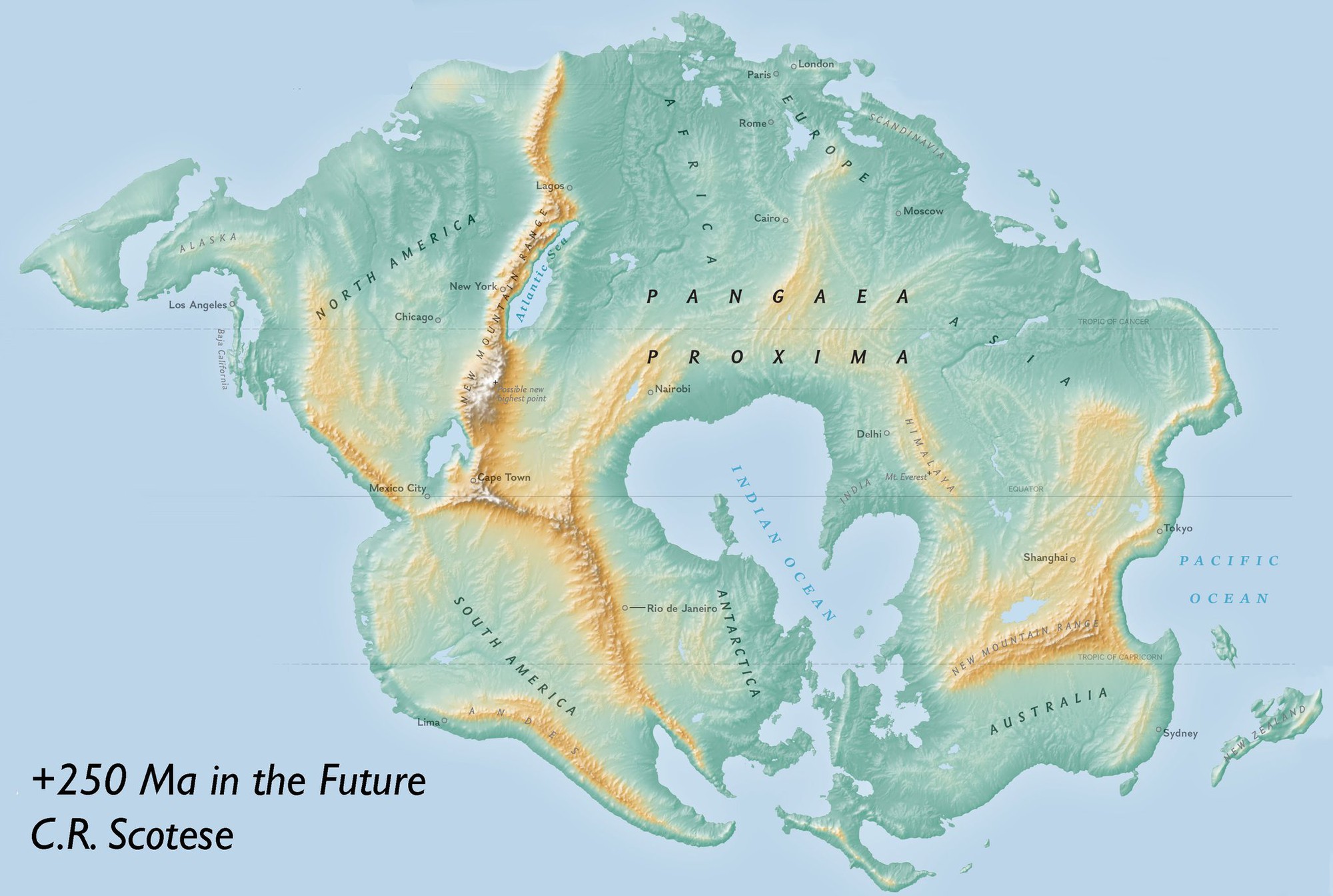 Sẽ ra sao nếu siêu lục địa Pangea vẫn còn tồn tại cho tới tận ngày nay?- Ảnh 3.