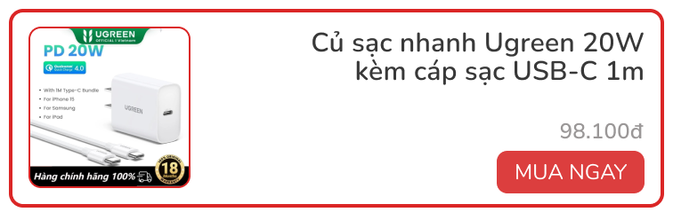 Hóa ra iPhone 16 mới không có sạc 45W, vậy mua kèm củ sạc nào vừa đủ nhanh, giá lại rẻ?- Ảnh 3.