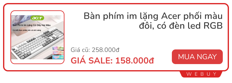 Săn sale cuối tháng toàn đồ dưới 200.000 đồng: Loa Hoco, tai nghe Lenovo, bàn phím Acer, chuột Baseus...- Ảnh 7.