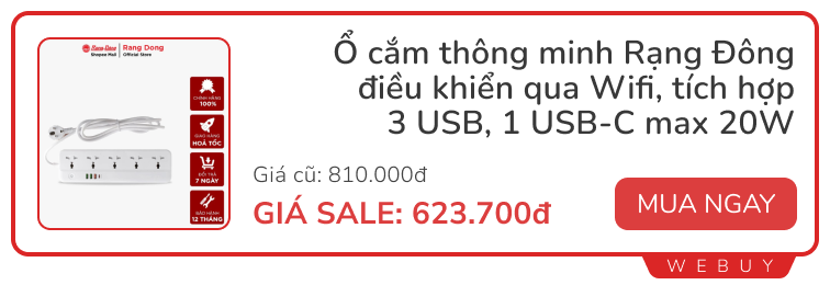 Sale cuối tháng: Tai nghe chống ồn đẹp xịn giảm nửa giá, máy cạo râu 169.000đ, giày Xiaomi chỉ 255.000đ...- Ảnh 5.