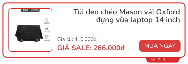 Sale cuối tháng: Tai nghe chống ồn đẹp xịn giảm nửa giá, máy cạo râu 169.000đ, giày Xiaomi chỉ 255.000đ...- Ảnh 10.