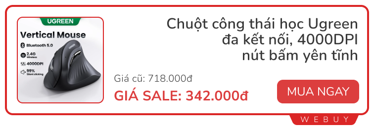 Cuối tháng còn sale mạnh: Tai nghe Hoco màn hình cảm ứng giảm 31%, Huawei Band 9 và gimbal điện thoại đều chưa đến 800.000đ- Ảnh 2.