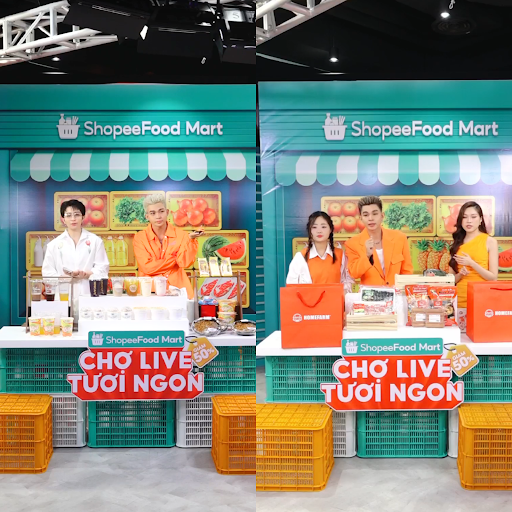 Trải nghiệm "đi chợ số" thông qua các phiên livestream của ShopeeFood Mart- Ảnh 2.