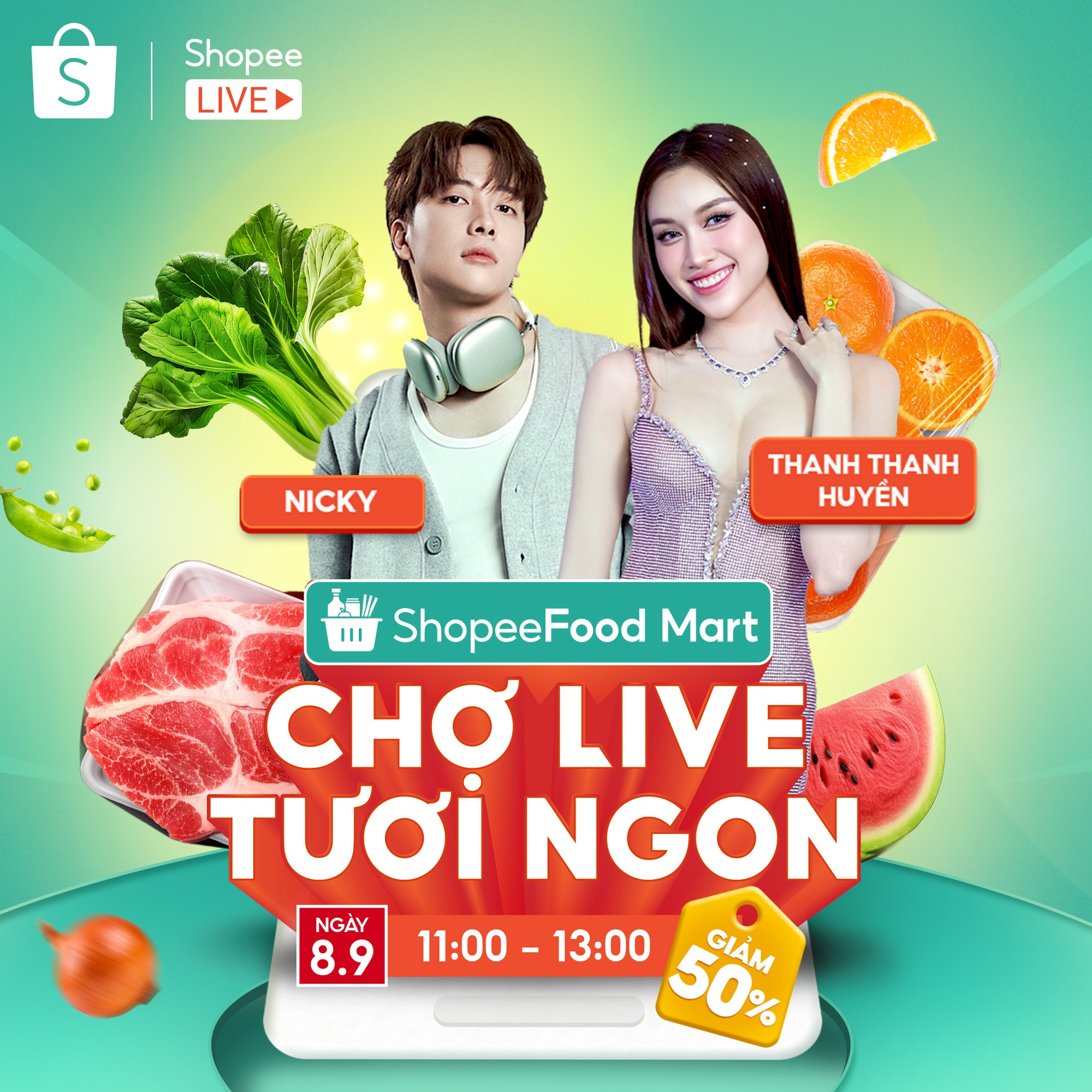 Trải nghiệm "đi chợ số" thông qua các phiên livestream của ShopeeFood Mart- Ảnh 4.