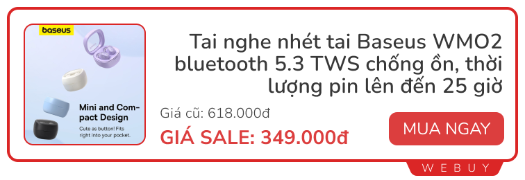 Săn sale đủ đồ hay: Tai nghe, robot hút bụi, đèn cảm ứng.... giảm đến 50%, có món chỉ 16.750 đồng- Ảnh 8.