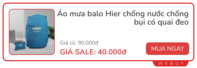 Tranh thủ săn đồ dùng thiết thực cho mùa mưa đang sale rẻ: Ô, áo mưa, Xịt chống bám nước... - Ảnh 7.