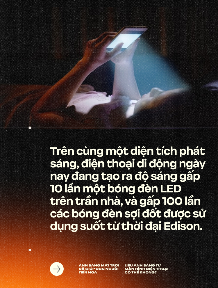 Ánh sáng Mặt Trời đã giúp con người tiến hoá, liệu ánh sáng từ màn hình điện thoại có thể không? (Kỳ 2)- Ảnh 11.