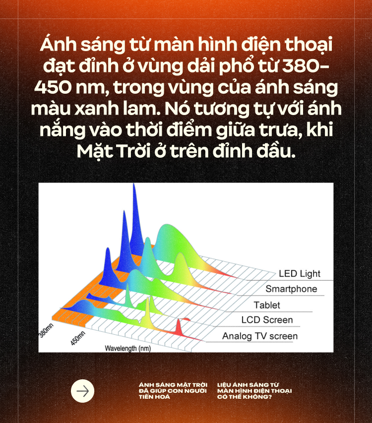 Ánh sáng Mặt Trời đã giúp con người tiến hoá, liệu ánh sáng từ màn hình điện thoại có thể không? (Kỳ 2)- Ảnh 12.