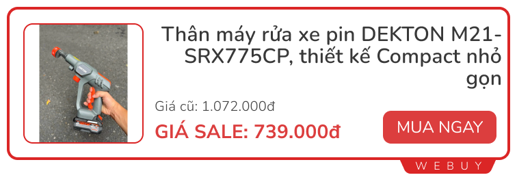 2 chiếc máy hot nhất lúc này: Máy rửa xe và máy làm sạch bằng hơi nước- Ảnh 3.