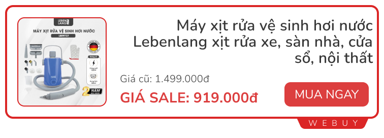 2 chiếc máy hot nhất lúc này: Máy rửa xe và máy làm sạch bằng hơi nước- Ảnh 9.