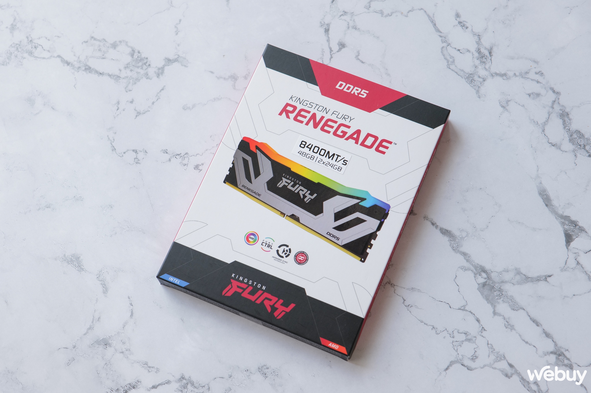 Mở hộp và trải nghiệm Kingston FURY Renegade DDR5 RGB 2x48 GB 8400MT: Thúc đẩy giới hạn tốc độ RAM với CUDIMM- Ảnh 1.