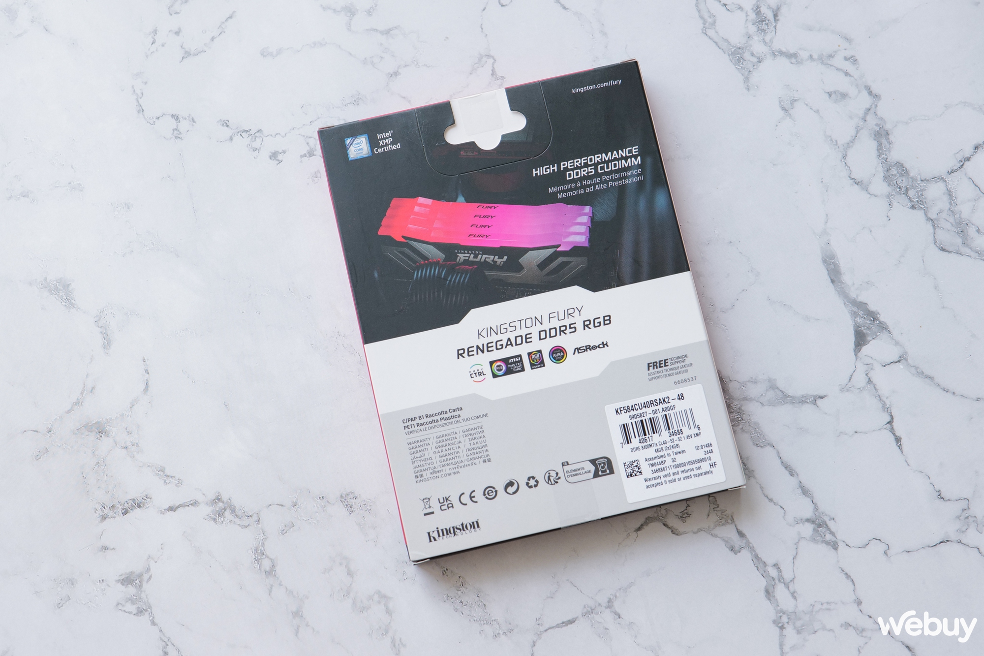 Mở hộp và trải nghiệm Kingston FURY Renegade DDR5 RGB 2x48 GB 8400MT: Thúc đẩy giới hạn tốc độ RAM với CUDIMM- Ảnh 2.