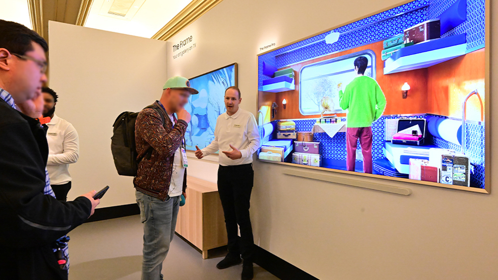 Samsung trình làng TV AI tìm thông tin bằng 1 click, màn hình 3D Hologram, tấm nền MicroLED trong suốt và nhiều công nghệ độc lạ khác- Ảnh 12. Samsung trình làng TV AI tìm thông tin bằng 1 click, màn hình 3D Hologram, tấm nền MicroLED trong suốt và nhiều công nghệ độc lạ khác- Ảnh 12.