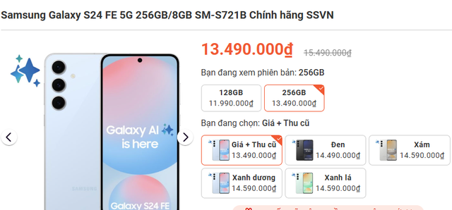 Điện thoại giá rẻ thay thế Galaxy S24 giảm giá trước Tết: Thiết kế bóng bẩy, màn hình lớn, AI đỉnh cao- Ảnh 2.