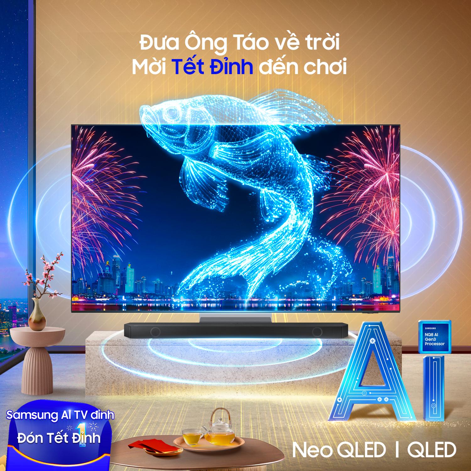 Trí tuệ nhân tạo từ Samsung AI TV tiên phong mở ra trải nghiệm Tết đỉnh- Ảnh 1.